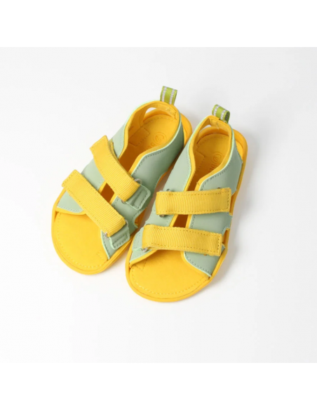 Sandalia barefoot abierta Amarilla