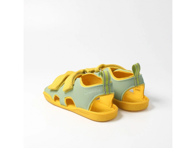 Sandalia barefoot abierta Amarilla