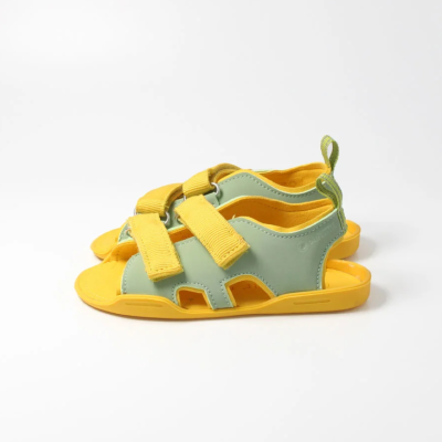 Sandalia barefoot abierta Amarilla