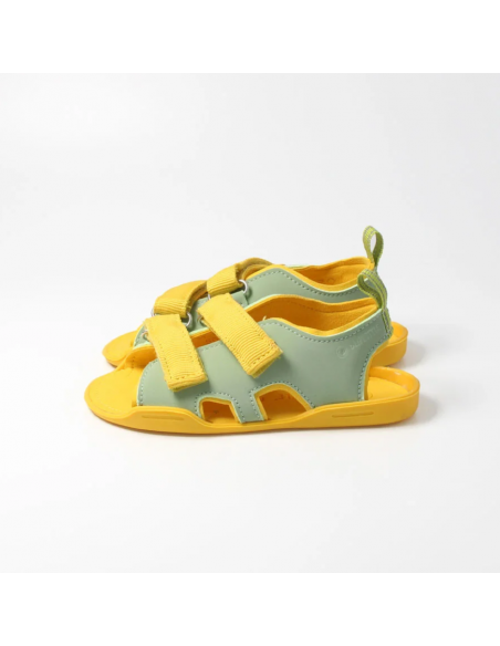 Sandalia barefoot abierta Amarilla