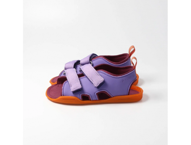 Sandalia barefoot abierta Lila