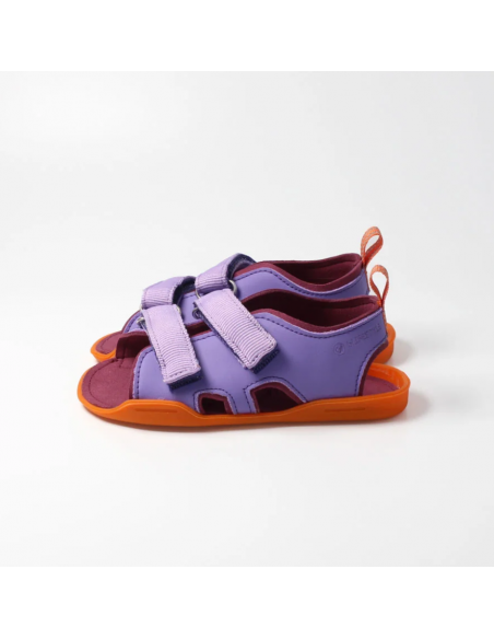 Sandalia barefoot abierta Lila