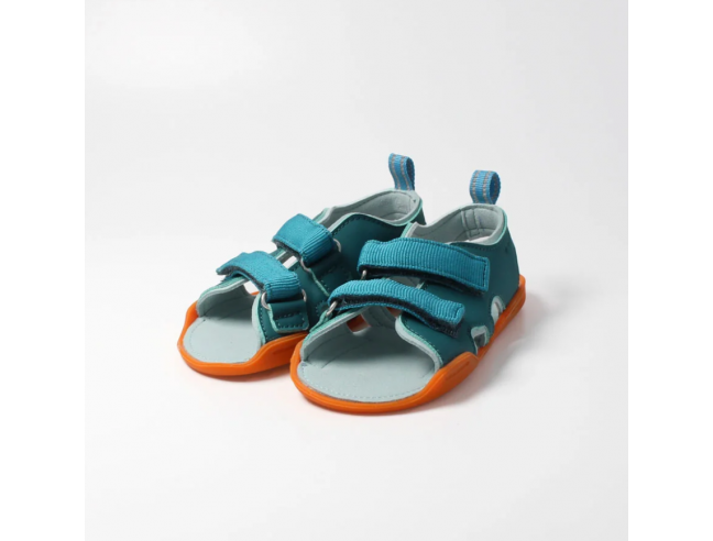 Sandalia barefoot abierta Petrol