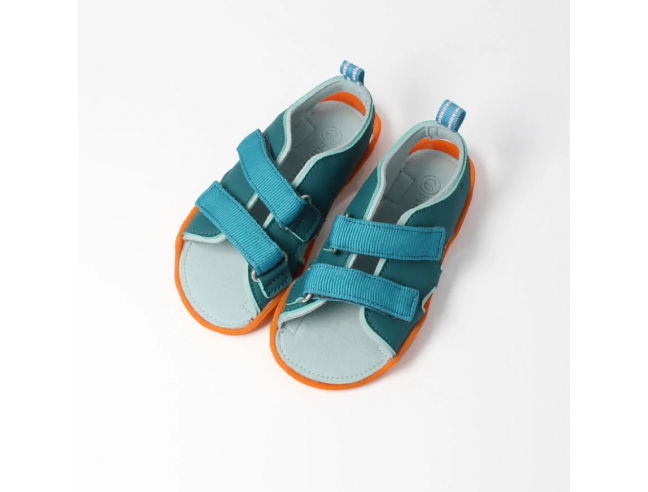 Sandalia barefoot abierta Petrol