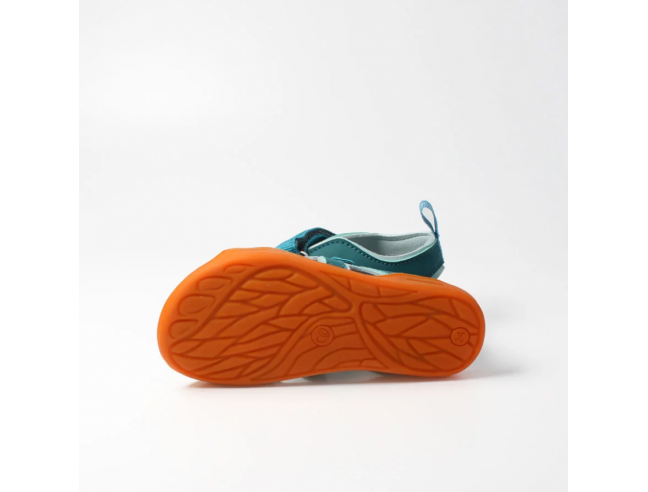 Sandalia barefoot abierta Petrol