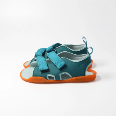 Sandalia barefoot abierta Petrol