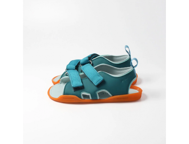 Sandalia barefoot abierta Petrol