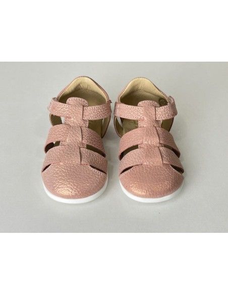 Sandalia respetuosa trenzada Flexi Nens Rosa