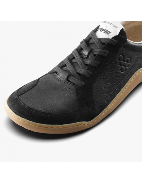 GOBI II SNEAKER PREMIUM LEATHER -MEN- Vivo Barefoot (Obsidian)