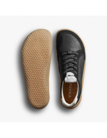 GOBI II SNEAKER PREMIUM LEATHER -MEN- Vivo Barefoot (Obsidian)