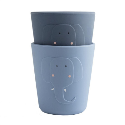Vaso de silicona Trixie Mr. Elephant (Pack 2 undiades)