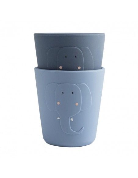 Vaso de silicona Trixie Mr. Elephant (Pack 2 undiades)