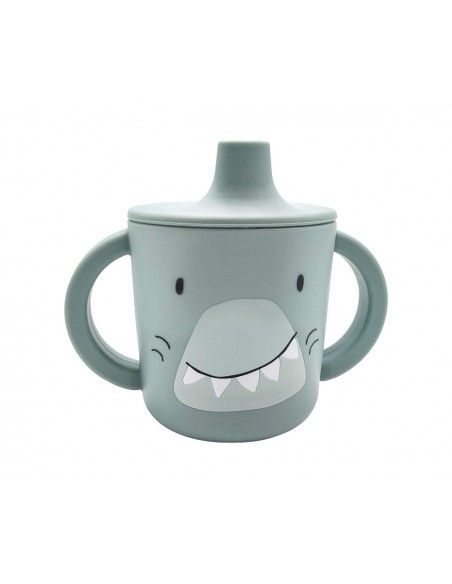 Vaso de aprendizaje de silicona Trixie Shark
