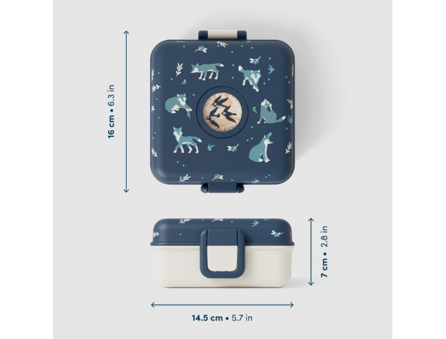 Caja Merienda Snacky MONBENTO WOLF