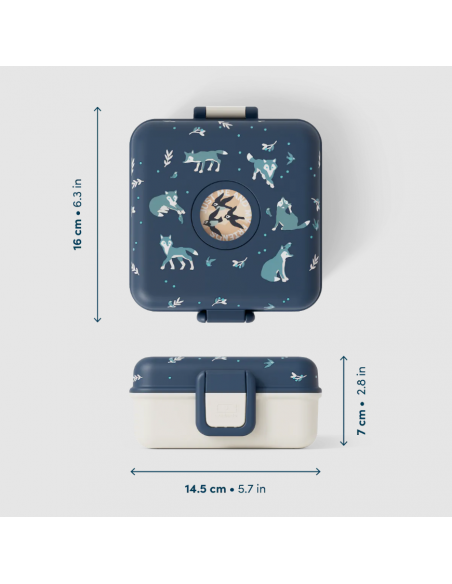 Caja Merienda Snacky MONBENTO WOLF