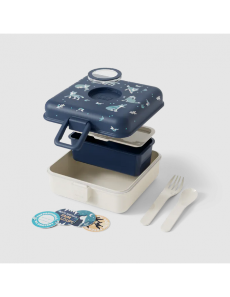 Caja Merienda Snacky MONBENTO WOLF