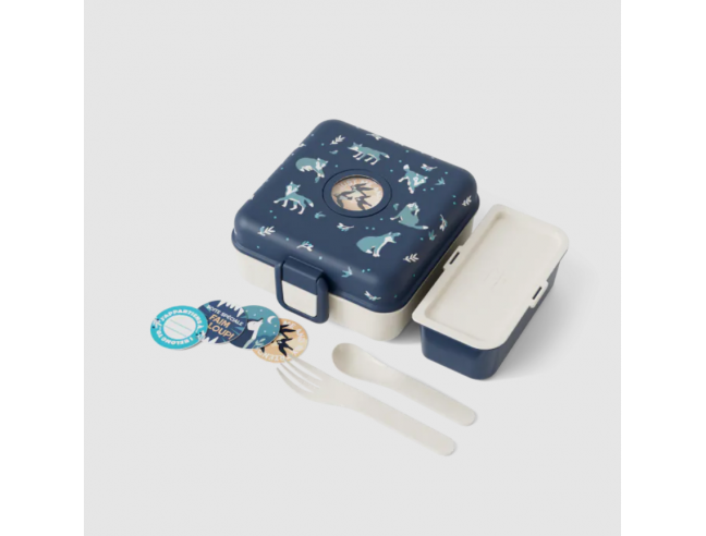 Caja Merienda Snacky MONBENTO WOLF