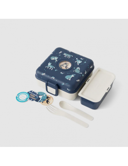 Caja Merienda Snacky MONBENTO WOLF