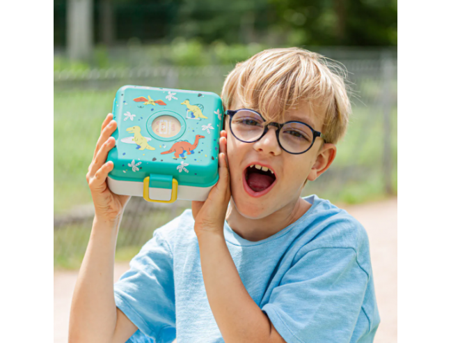 Caja Merienda Snacky MONBENTO DINOS