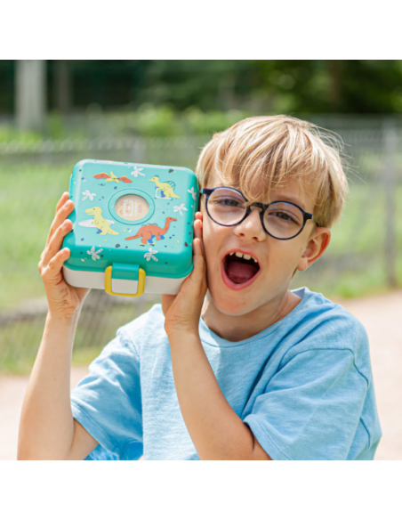 Caja Merienda Snacky MONBENTO DINOS