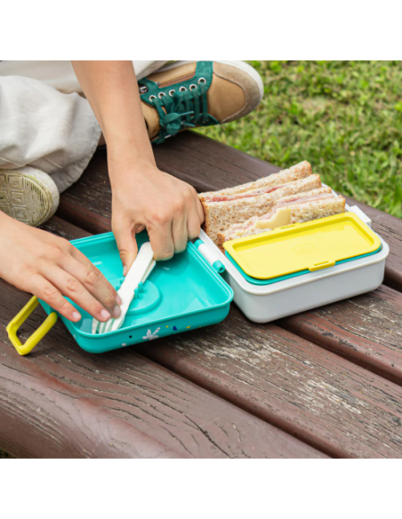 Caja Merienda Snacky MONBENTO DINOS