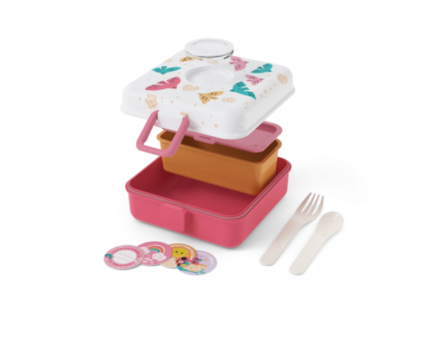 Caja Merienda Snacky MONBENTO BIRDS