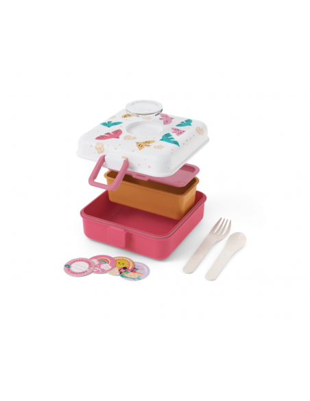 Caja Merienda Snacky MONBENTO BIRDS