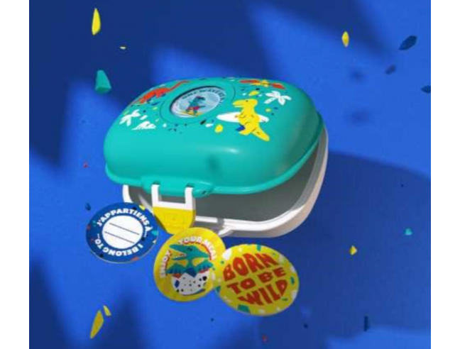 Caja Merienda MONBENTO Gram DINOS