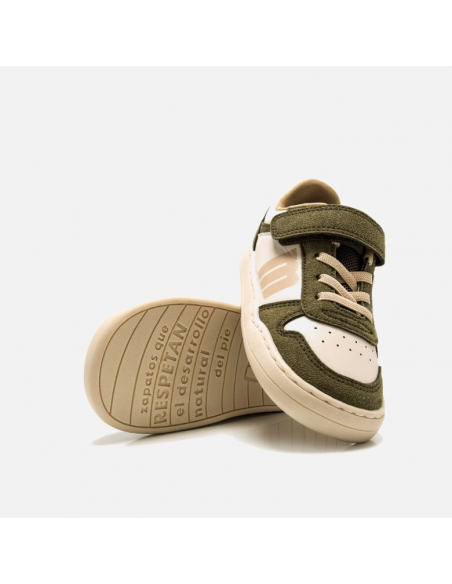Sneaker Deportiva barefoot  PLITY KAKI Mustang Free