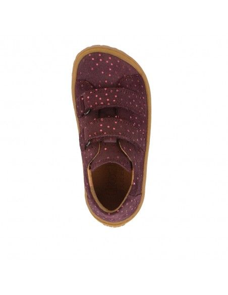 Zapato Barefoot Froddo D-VELCRO G3130276-7 BURDEOS+