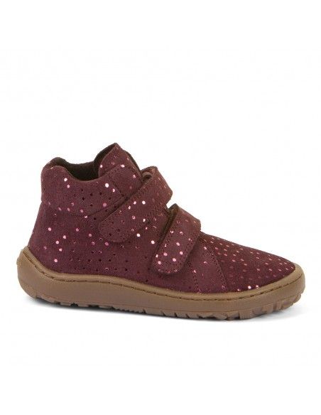 Botín Barefoot Froddo HIGH TOPS G3110263-12 BURDEOS+