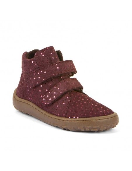 Botín Barefoot Froddo HIGH TOPS G3110263-12 BURDEOS+