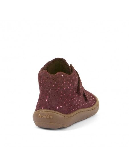 Botín Barefoot Froddo HIGH TOPS G3110263-12 BURDEOS+