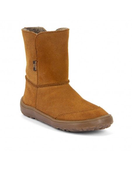 Bota barefoot impermeable Froddo TEX SUEDE G3160250-2 COGNAC