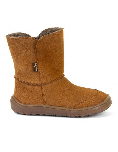 Bota barefoot impermeable Froddo TEX SUEDE G3160250-2 COGNAC