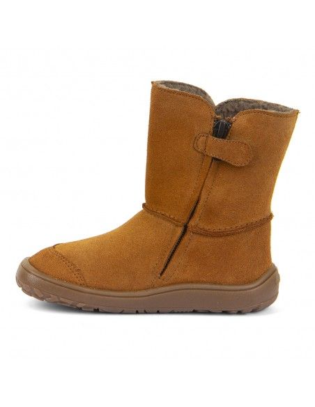 Bota barefoot impermeable Froddo TEX SUEDE G3160250-2 COGNAC