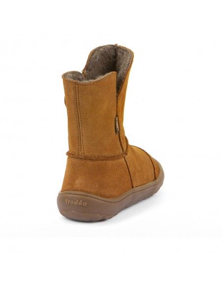 Bota barefoot impermeable Froddo TEX SUEDE G3160250-2 COGNAC