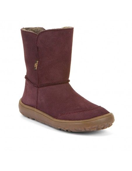 Bota barefoot impermeable Froddo TEX SUEDE G3160250-1 BURDEOS