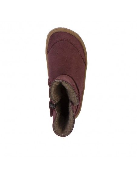 Bota barefoot impermeable Froddo TEX SUEDE G3160250-1 BURDEOS
