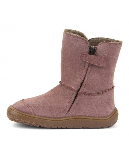 Bota barefoot impermeable Froddo TEX SUEDE G3160250 PINK