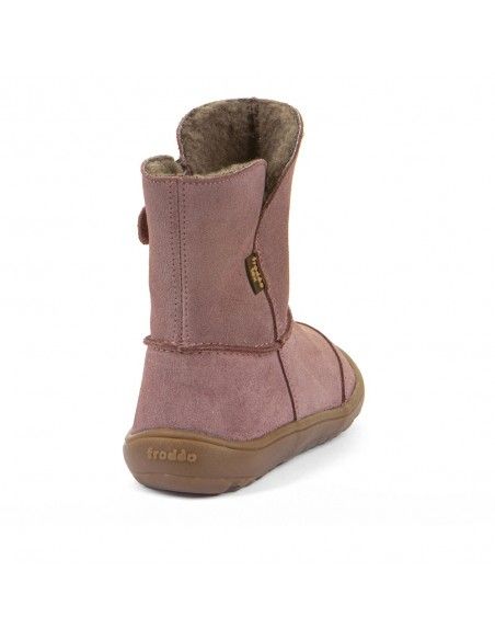 Bota barefoot impermeable Froddo TEX SUEDE G3160250 PINK