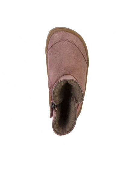 Bota barefoot impermeable Froddo TEX SUEDE G3160250 PINK