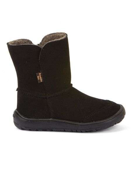 Bota barefoot impermeable Froddo TEX SUEDE G3160250-7 BLACK