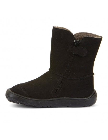 Bota barefoot impermeable Froddo TEX SUEDE G3160250-7 BLACK