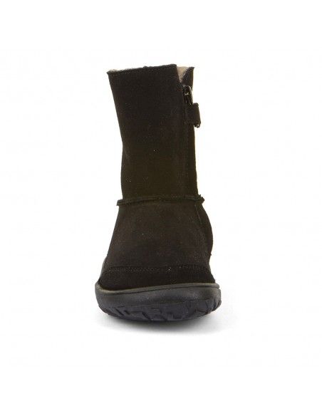 Bota barefoot impermeable Froddo TEX SUEDE G3160250-7 BLACK