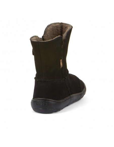 Bota barefoot impermeable Froddo TEX SUEDE G3160250-7 BLACK