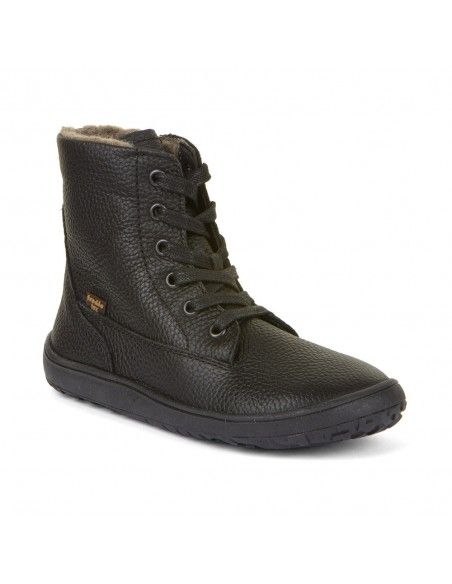 Bota barefoot impermeable Froddo TEX LACES G3160236 BLACK