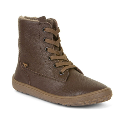 Bota barefoot impermeable Froddo TEX LACES G3160236-1 BROWN