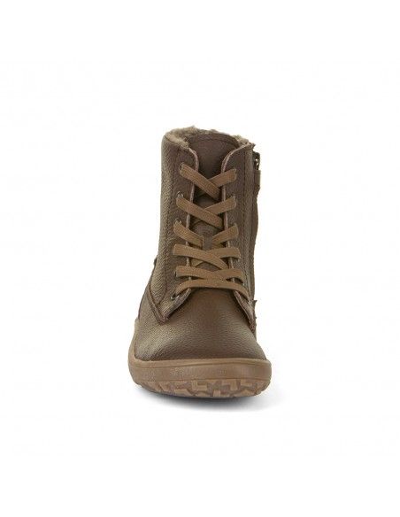 Bota barefoot impermeable Froddo TEX LACES G3160236-1 BROWN