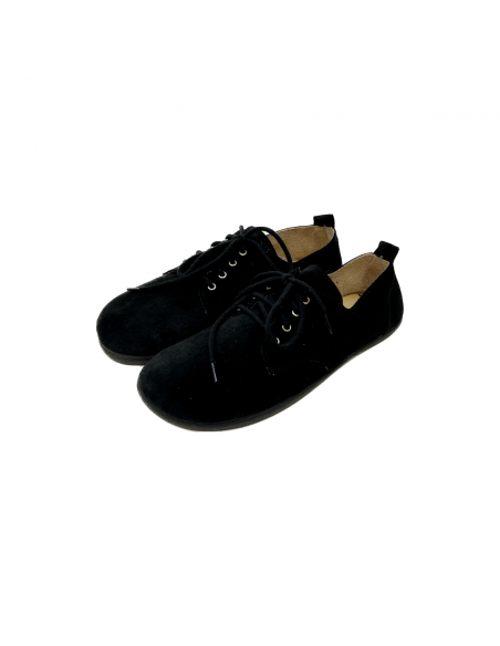 Zapato barefoot BLUCHER Negro Batilas